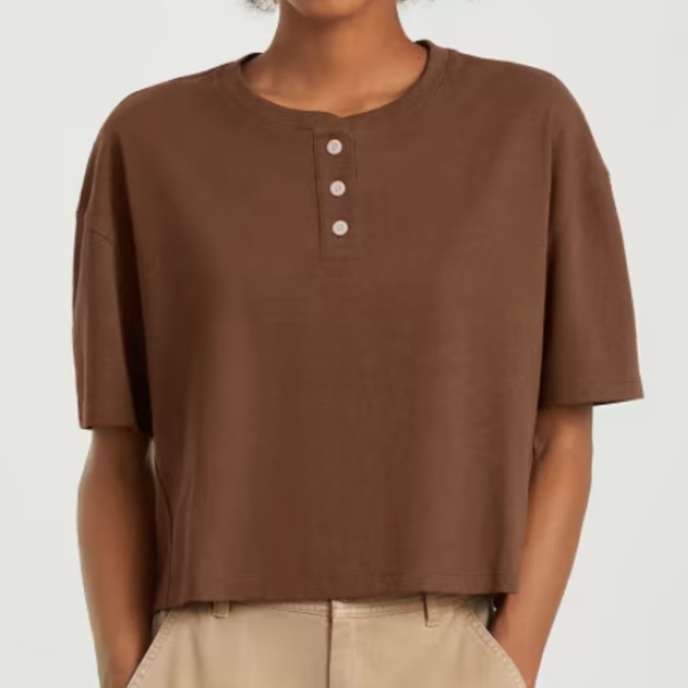 Everlane Vintage Henley Hemp Tee